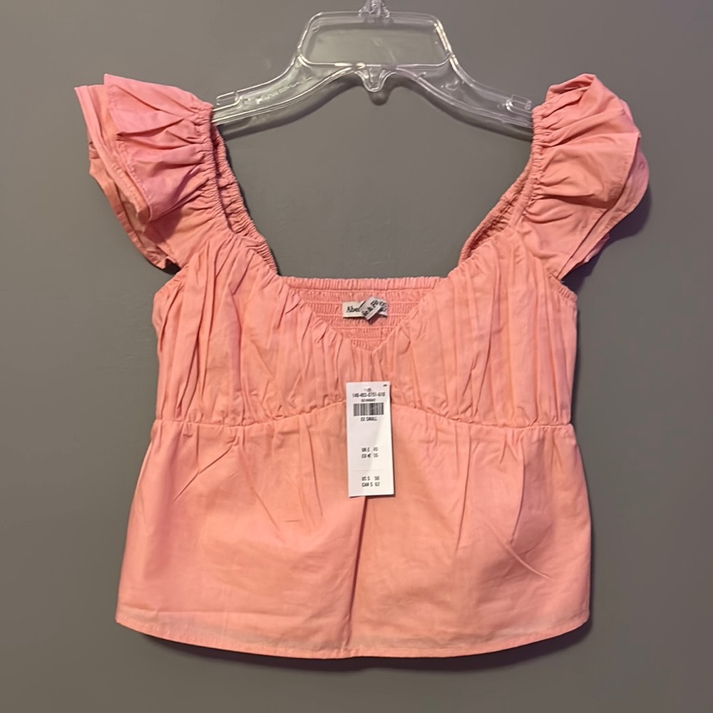 NWT Abercrombie Pink Women's Top